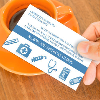 Medical Doctor Appointment Business Card Template