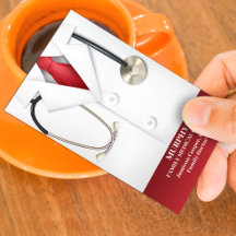 Medical Doctor Appointment Business Card Template