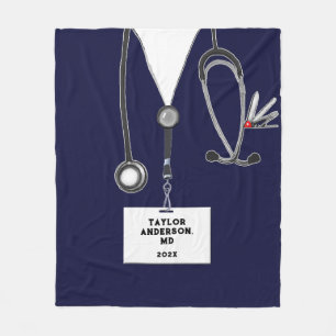 Medical Doctor Fleece Blanket