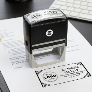 Medical Doctor Health Professional Personalised Self-inking Stamp