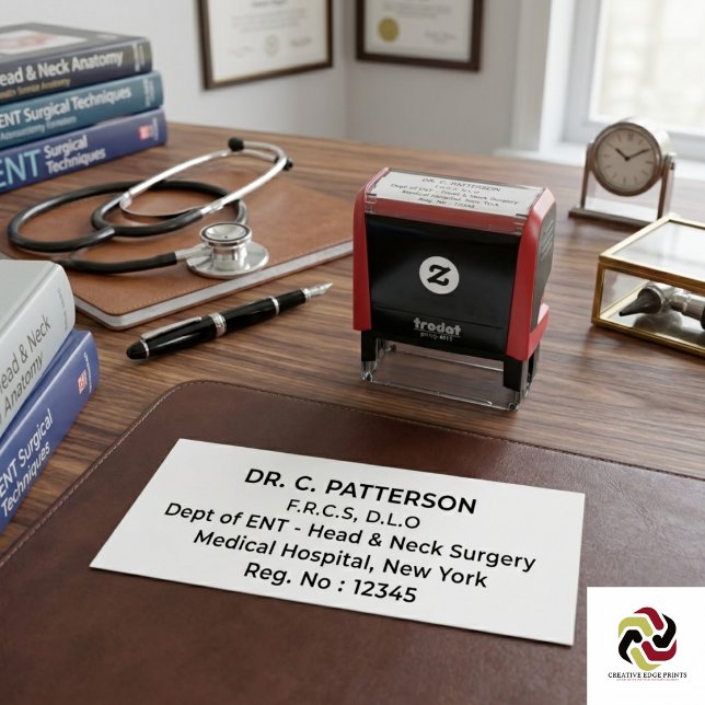 Medical Doctor Health Professional Personalised Self-inking Stamp (Medical Doctor Health Professional Personalized Self-inking Stamp
)