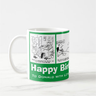 Medical Doctor & Health Theme Cartoons Birthday Coffee Mug