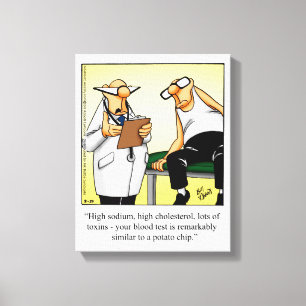 Medical/Doctor Humour Wrapped Canvas Gift