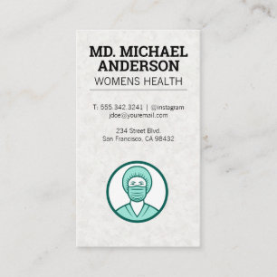 Medical Doctor Logo   Prenatal Care Business Card