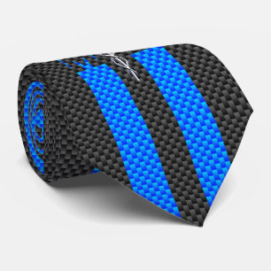 Medical Doctor MD Caduceus on Carbon Fibre Print Tie