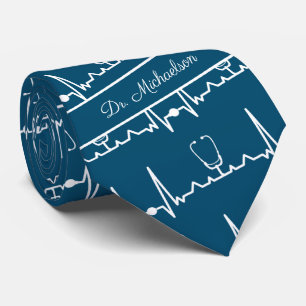 Medical Doctor Name Cardiologist Cardiogram ECG Tie