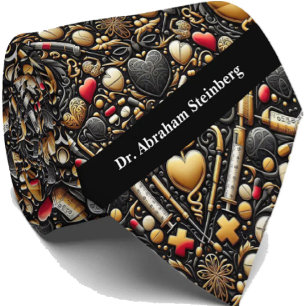 Medical Doctor Neck Tie Health Professional Tie