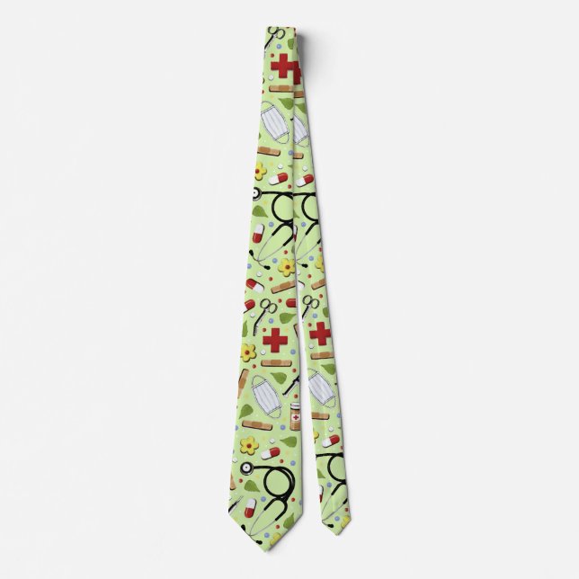 Medical Doctor Novelty Neck Tie (Front)