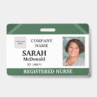 Medical Doctor Nurse Aged Care Security Photo ID