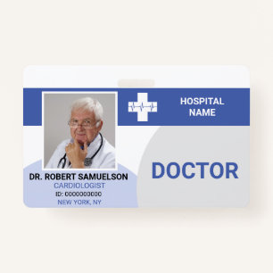 MEDICAL DOCTOR NURSE Emergency Health Care ID Badge