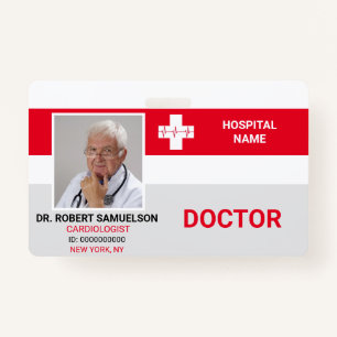 MEDICAL DOCTOR NURSE Emergency Health PHOTO ID ID Badge