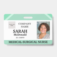 Medical Doctor Nursing Aged Care Security Photo ID