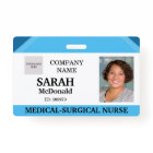 Medical Doctor Nursing Aged Care Security Photo ID