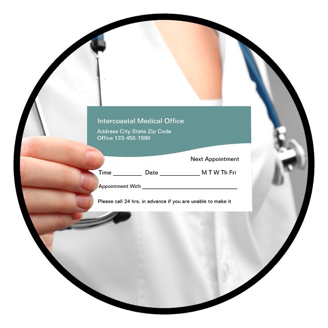 Medical Doctor Office Appointment Reminders Card (Creator Uploaded)