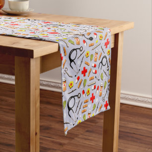 Medical Doctor or Nurse Short Table Runner
