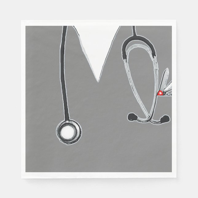 Medical Doctor Party Napkin (Front)