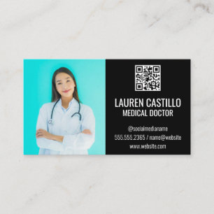 Medical Doctor   QR Scan Code Business Card