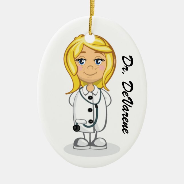 Medical - Doctor - SRF Ceramic Tree Decoration (Front)