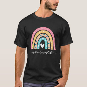 Medical Dosimetrist Cute Rainbow Radiation Oncolog T-Shirt