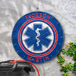 Medical Emblem Dartboard<br><div class="desc">The Medical Emblem Dart board is a great way to show your support and have fun doing it. Customise to match your style using the Edit Design button.</div>