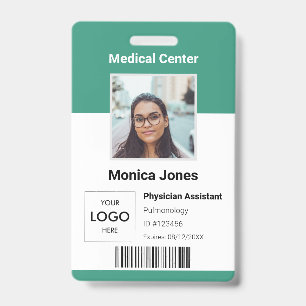 Medical Employee Photo ID Badge