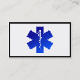 Medical EMS Symbol Business Card