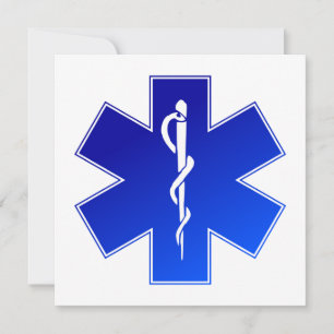 Medical EMS Symbol Invitation