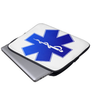 Medical EMS Symbol Laptop Sleeve