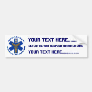 Medical EMT Universal View Notes Important Bumper Sticker