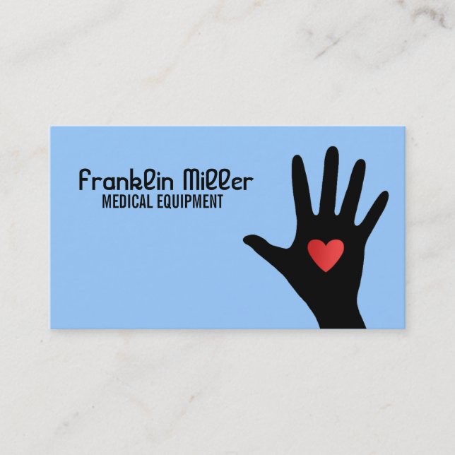 Medical Equipment Business Cards (Front)