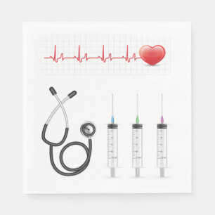 Medical Equipment Heartbeat Healthcare Napkin