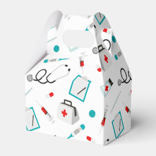 medical equipment pattern nurse Doctor party box