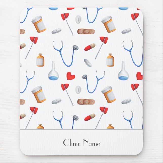 Medical Equipment Private Practice Personalised Mouse Mat (Front)