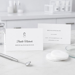 Medical Esthetician Minimal Elegant Business Card