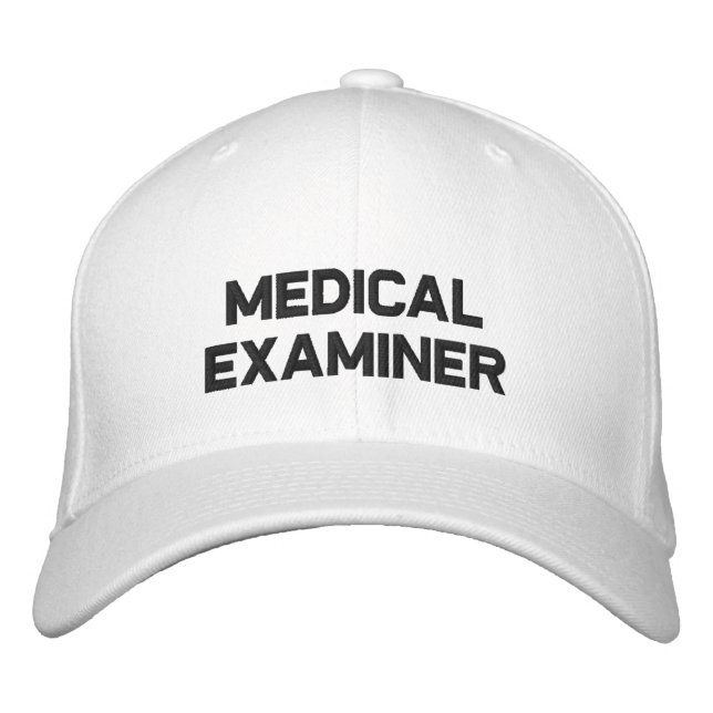 Medical Examiner Embroidered Hat (Front)