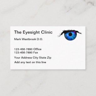 Medical Eye Doctor Business Cards