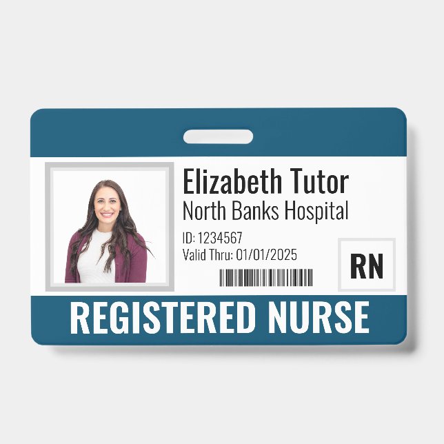 Medical Facility Badge ID Badge (Front)