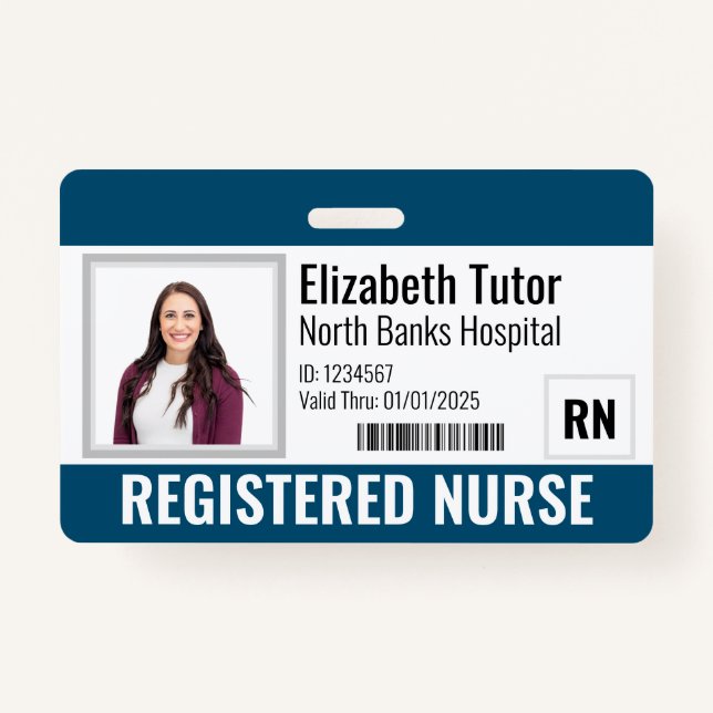 Medical Facility Badge ID Badge (Front)