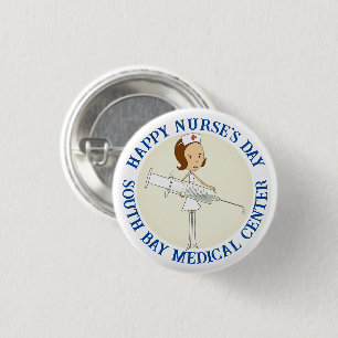 Medical Facility Nurse's Day  3 Cm Round Badge