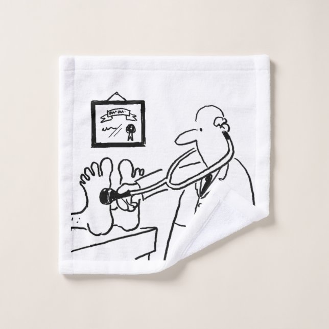 Medical Flannel. A Doctor with Stethoscope Wash Cloth (Wash Cloth)