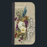 medical floral brain anatomy poster samsung s4 wallet case<br><div class="desc">flowers,  flower,  roses,  rose,  page,  book,  dictionary,  directory,  brain,  white,  human,  vintage,  anatomy,  health,  medical,  science,  biology,  engraving,  black,  old,  graphic,  etching,  antique,  line,  body,  engraved,  head,  education,  mind,  side,  intelligence,  nervous,  monochrome,  person,  symbol,  3d,  style,  light,  brown,  retro,  sketch,  colour,  doctor,  nurse,  clinic</div>