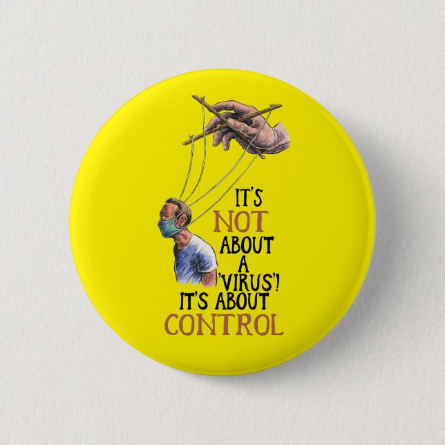 Medical Freedom No Vaccine Mandates 6 Cm Round Badge (Front)