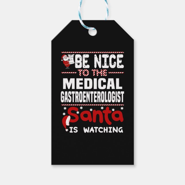 Medical Gastroenterologist Gift Tags (Front)