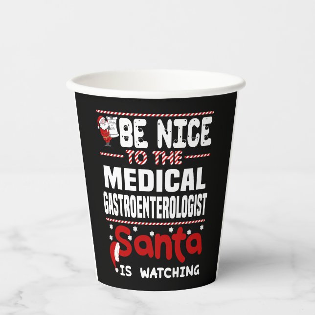 Medical Gastroenterologist Paper Cups (Front)