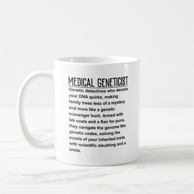 Medical Geneticist Coffee Mug (Left)