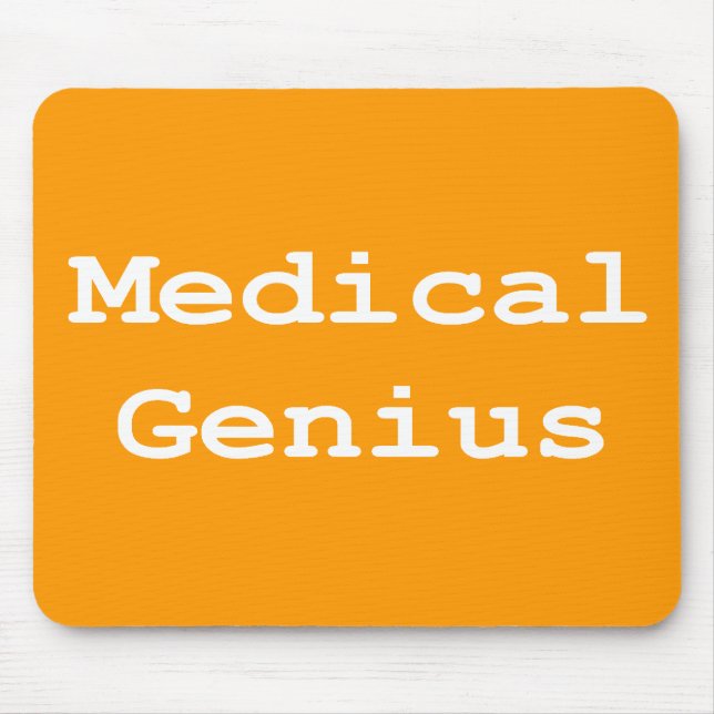 Medical Genius Gifts Mouse Mat (Front)