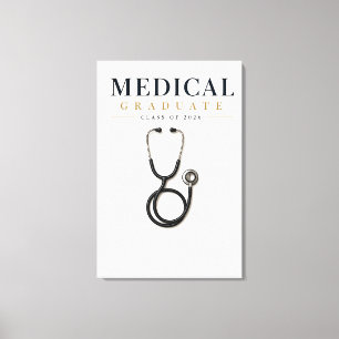 Medical Graduate 2026 Custom Name Canvas Print