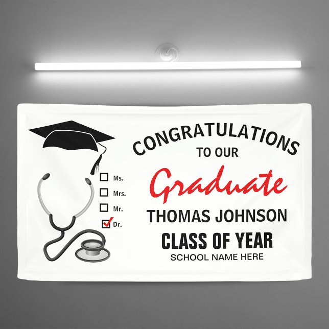 Medical Graduate | Congratulations New Doctor Banner (Creator Uploaded)