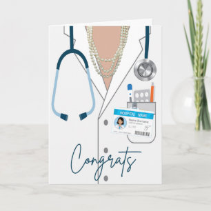 medical graduation card