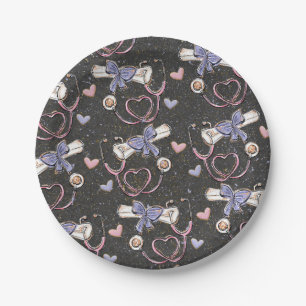 Medical Graduation Paper Plate